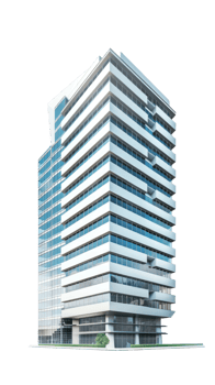 modern building isolate transparent background png