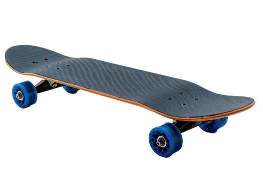 A skateboard topshot transparent background png