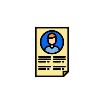 A person is on a paper with a blue background vector