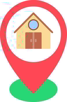 Location Flat Icon vector