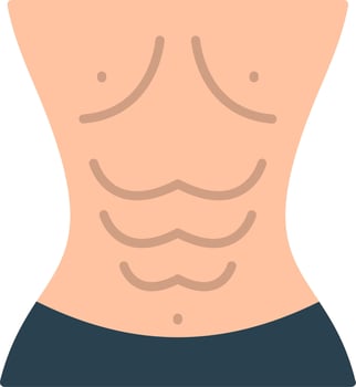 Abs Flat Icon vector
