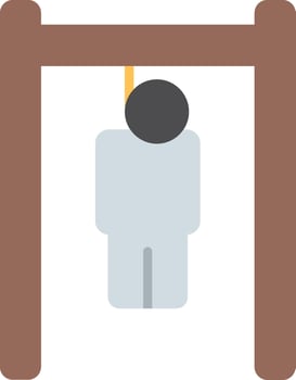 Gallow Flat Icon vector