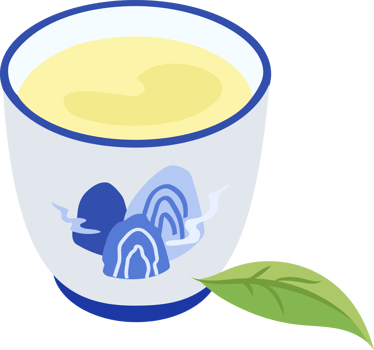 Illustration of Traditional Chinese Tea Cup png
