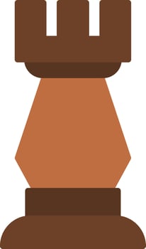 Rook Flat Icon vector