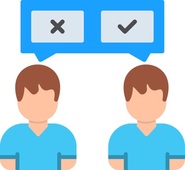 Review Flat Icon vector