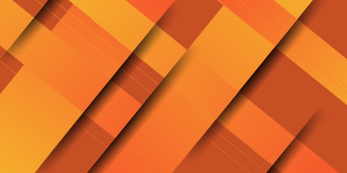 Luxury abstract background with orange gradient and bright stripes. Abstract rectangle box with simple background for banner, flyer, presentation design and business card. Eps10 vector
