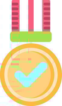Medal Flat Icon vector