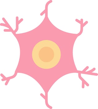 Astrocyte Flat Icon vector