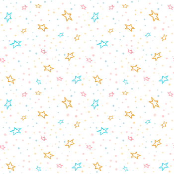 Vibrant Birthday Celebration Background with Seamless Confetti and Colorful Stars for Party Design png