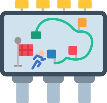 Screen Flat Icon vector