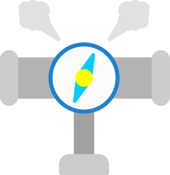 Pressure Flat Icon vector