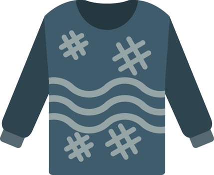 Sweater Flat Icon vector