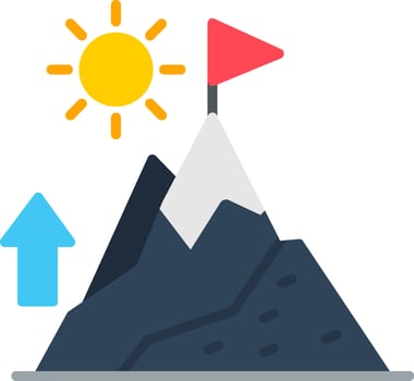 Mission Flat Icon vector