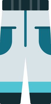 Long Pants Flat Icon vector
