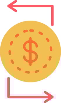 Money Back Guarantee Flat Icon vector
