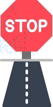 Stop Flat Icon vector