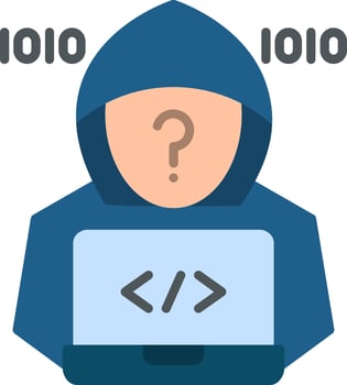 Hacker Flat Icon vector