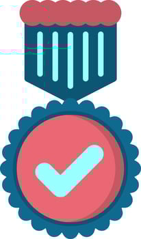 Medal Flat Icon vector