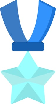 Medal Flat Icon vector