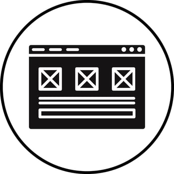 Mockup Design Illustration Icon vector
