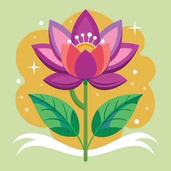 Decorative Leaf flower Design vector