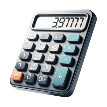 calculator on transparent background png