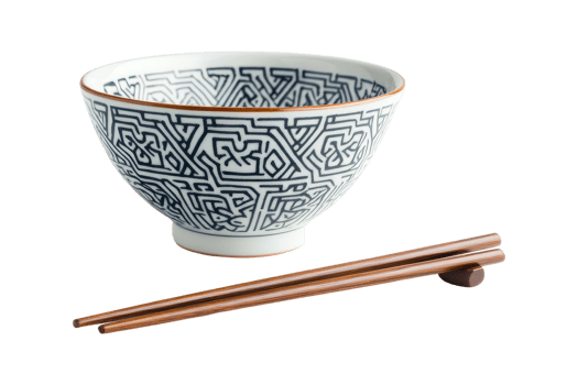 Chinese new year noodles in traditional bowl home png
