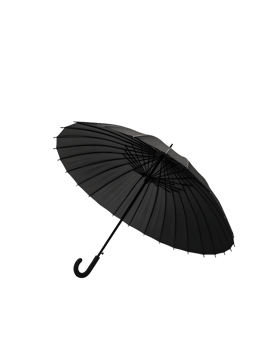A black umbrella viewed from above png