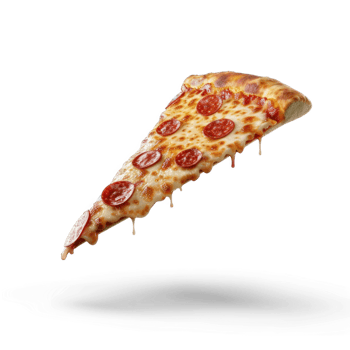 flying pizza, transparent background png