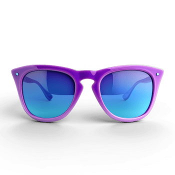 blue violet color, sunglasses, transparent background png