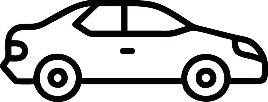 Simple Car Icon vector