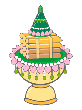 Wedding timeline thailand icons. thailand wedding icon. png