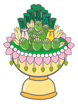 Wedding timeline thailand symbol icons. png