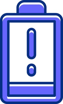 Charging Filled Slip Style Icon vector