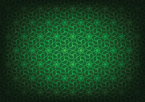 Space art green gradient dark pattern background vector