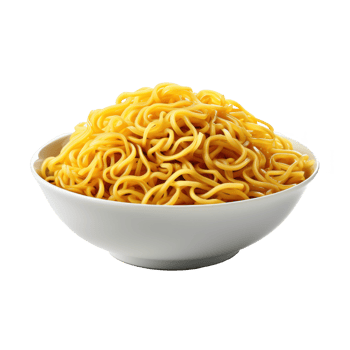 A bowl of noodles, no background png