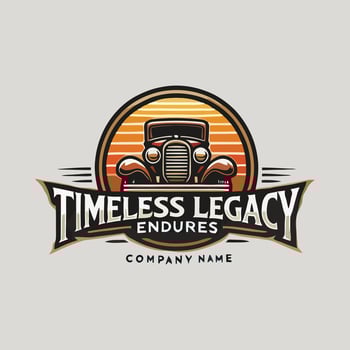 Timeless Legacy Endures Car Logo vector