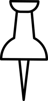 Pin Icon Design Symbol vector
