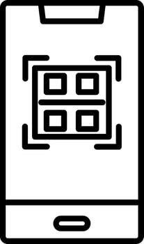Qr Code Icon Design Symbol vector
