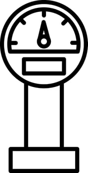 Meter Icon Design Symbol vector