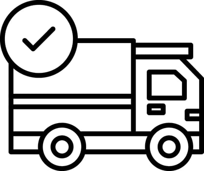 Delivery Truck Icon Design Symbol vector