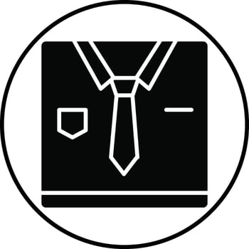 Business Shirt Illustration Icon vector