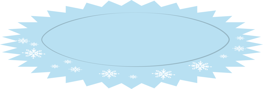 Blue Snowflake Decorative Background Template png