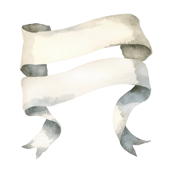 Elegant white watercolor ribbon banner waving with transparent background, perfect for adding a touch of sophistication to designs png