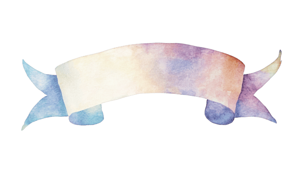 Pink watercolor ribbon banner isolated on transparent background, ideal for adding a touch of elegance to designs, invitations, and creative projects png