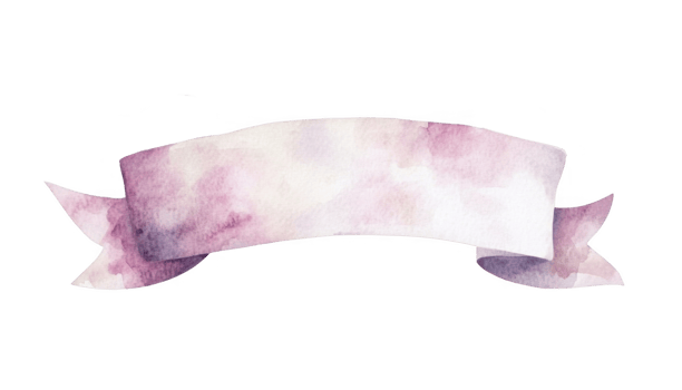 Pink watercolor ribbon banner isolated on transparent background, ideal for adding a touch of elegance to designs, invitations, and creative projects png