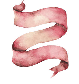 Pink watercolor Vintage ribbon banner isolated on transparent background, ideal for adding a touch of elegance to designs, invitations, and creative projects png