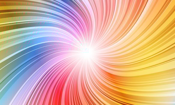 Swirling radial colorful background. Vortex bright background. soft shiny light. vector