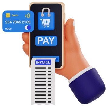 3d online payment icon. 3d render payment icon png