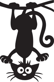 Cat Line Icon Editable Stroke vector
